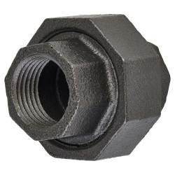 Altro 3/4" Pipe Shelving Iron Bolted Straight Pipe Connector - Grey