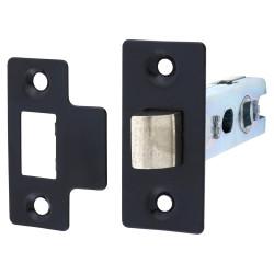 Touchpoint Budget Bolt Through Tubular Latch - 78mm Case - 57mm Backset - Square - Matt Black