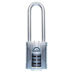 Squire VULCAN COMBI 40/2.5 Combination Long Shackle Padlock - 40mm Body - 63 x 17mm Shackle - Blue