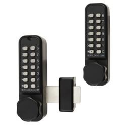 Borg BL2625 Easicode Pro External Marine Grade Push Button Back to Back Code Lock - Black