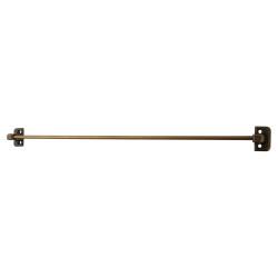 Altro Wardrobe Door Belt / Tie Rail - 380 x 30 x 21mm - Antique Brass