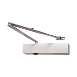 GEZE TS4000S Overhead Fire Door Closer - Power Size EN 2-6 - Push/Pull Mounting - Silver