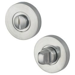 Jigtech Bathroom Turn & Release - 52mm Diameter - Satin Chrome