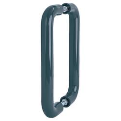 Hoppe AR602/220 Anthracite Grey Nylon D-Bar Door Pull Handles - Back to Back - 220mm c/c