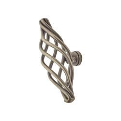 Olde Forge Cage Oval Cabinet Knob - 51 x 20mm - Polished Steel