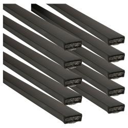 Pyroplex Plain Fire Only Intumescent Strip - FD30 - 10 x 4 x 2100mm - Black - Pack of 10