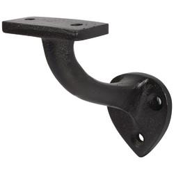Olde Forge Handrail Bracket - 60mm Projection - Black Antique Iron