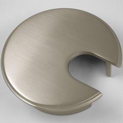 Altro Round Cable Tidy Grommet - 62mm Hole Size - Satin Nickel
