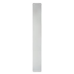 Touchpoint Aluminium Plain Finger Plate - 600 x 75 x 1.5mm - Satin Anodised