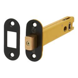 Altro 8mm Tubular Bathroom Deadbolt - 127mm Case - 108mm Backset - Radius - Matt Black