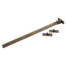 Hampstead Aspen Lines Casement Window Stay - 10"/250mm Length - Antique Brass