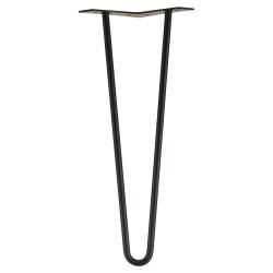 Rothley Hairpin Leg - 2 Pin - 350mm Height - Matt Black