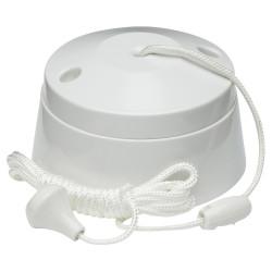 Knightsbridge 10AX 2 Way Pull Cord Switch - White