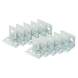 Angle Bracket - 29 x 20 x 20mm - Zinc Plated - Pack of 10