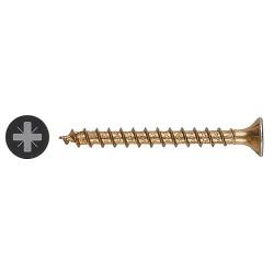SPAX Yellox Pozi Countersunk Wood Screws - 4.0 x 20mm - Yellow Zinc - Pack of 200