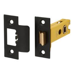 Altro Heavy Duty Bolt Through Tubular Latch - 78mm Case - 57mm Backset - Square - Matt Black