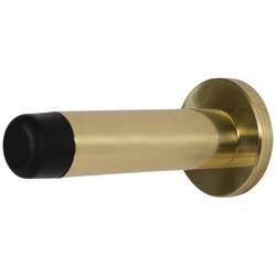 Hampstead Concealed Fixing Projection Door Stop - 70mm Projection - Polished Brass