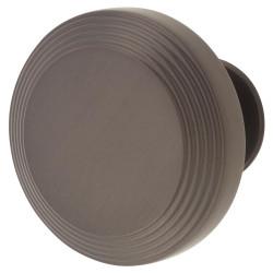 Heritage Brass by M Marcus Ridge Round Cabinet Knob - 38mm Diameter - Matt Bronze