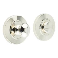 Burlington by Frelan Inner 1 Turn & Release with Chamfered Rose - 47mm Diameter - Pol Nickel