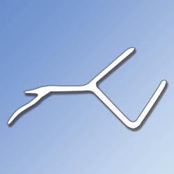 Glass to Glass Door Jamb Shower Seal - 135° - Suits 10mm Glass - Clear