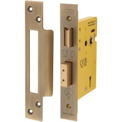 Altro Architectural 3 Lever Sashlock - 78mm Case - 57mm Backset - Square - Antique Brass