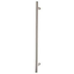 Altro Polished Stainless Steel 30mm T-Bar Door Pull Handle - Bolt Fix - 450mm Centres