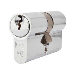 Eurospec 5 Pin 60mm Euro Double Cylinder - 30 + 30mm - Polished Chrome - Master Keyed