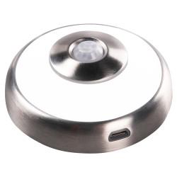 Sensio Magnum 0.5W LED Rechargeable Round Cabinet Downlight - 4000K Natural White - Chrome