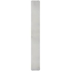Altro Stainless Steel Plain Finger Plate - 600 x 75 x 1.5mm - Satin