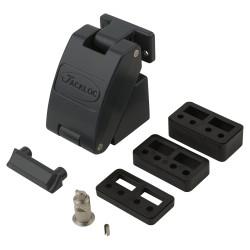 Jackloc Titan Permanent Folding Window Restrictor - Anthracite Grey