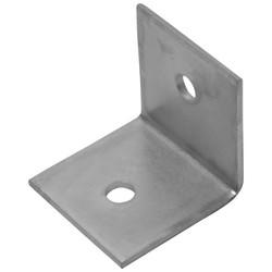 Heavy Duty Bracket - 50 x 50 x 50mm - Bright Zinc Plated - Pack of 10