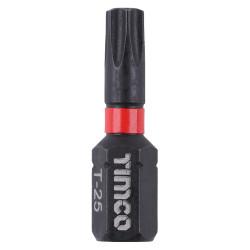 TIMCO Impact Driver Bits - Torx - T25 - 25mm Length - Pack of 10