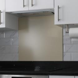 Altro Aluminium Kitchen Splashback - 900 x 750mm - Matt Light Ivory