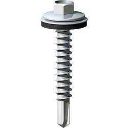 TIMCO Self Drilling Screw for Light Section Steel - With Washer - 5.5 x 38mm - Pack of 100
