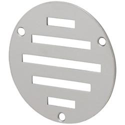 Altro Circular Slotted Vent - 76mm - 900mm² Free Air Flow - Polished Stainless Steel