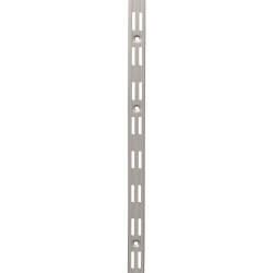 Altro Twin Slot Shelf Wall Upright - 1500mm Length - Silver