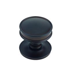 Burlington by Frelan Berkeley Round Cabinet Knob - 40mm Diameter - Dark Bronze
