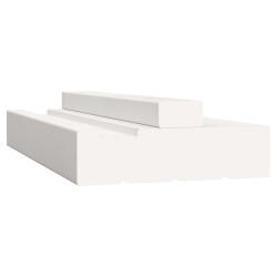 LPD Fire-Rated Softwood Door Lining with Loose Stop - Primed - FD30 - 2100 x 100 x 32mm - White
