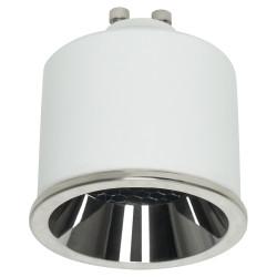 Forum Inlight Anti-Glare 4.8W GU10 LED Dimmable Spotlight Lamp - 3000K Warm White - Satin Chrome