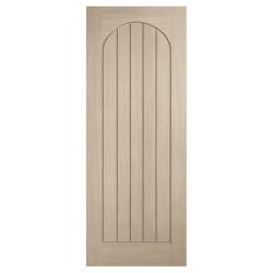 LPD Mexicano Arched 5 Panel Pre-Finished Solid Internal Door - 1981 x 762 x 35mm - Blonde Oak