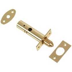 British Pattern Door Rack Bolt - Brass - Pack of 2 with 1 Key