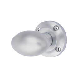Heritage Brass by M Marcus Satin Chrome Mortice Door Knob - 56mm Rose Diameter - Suffolk Range