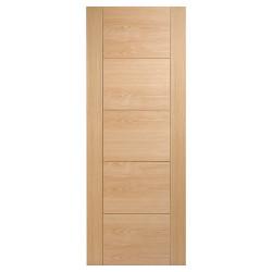 LPD Vancouver 5 Panel Pre-Finished Solid Internal FD30 Fire Door - 1981 x 686 x 44mm - Oak
