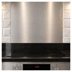 Altro 430 Stainless Steel Kitchen Splashback - 900 x 600mm - Satin