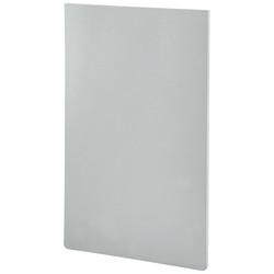 Barrier Sabco Side Fix End Cap - 118 x 79mm - Satin Aluminium