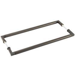 Burlington by Frelan Dark Bronze 20mm D-Bar Door Pull Handle - B2B - 425mm c/c - Westminster Range