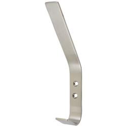Altro Flat Single Hat & Coat Hook - 175 x 20mm - Satin Stainless Steel