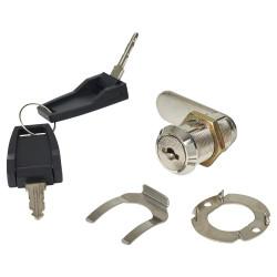 Cam Lock - 19 x 30mm - Keyed Alike - Differ 3 - Nickel Plated
