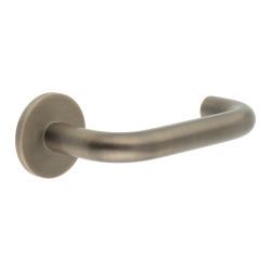 CRES by Frelan Antique Brass Sprung 19mm Fire Rated Return to Door Handles on Round Rose - CR-106 Range