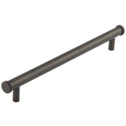 Hoxton by Frelan Wenlock 15mm Knurled T-Bar Cabinet Pull Handle - 224mm c/c - Dark Bronze